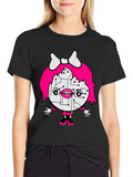 Funky Robot Girl Graphic Tee