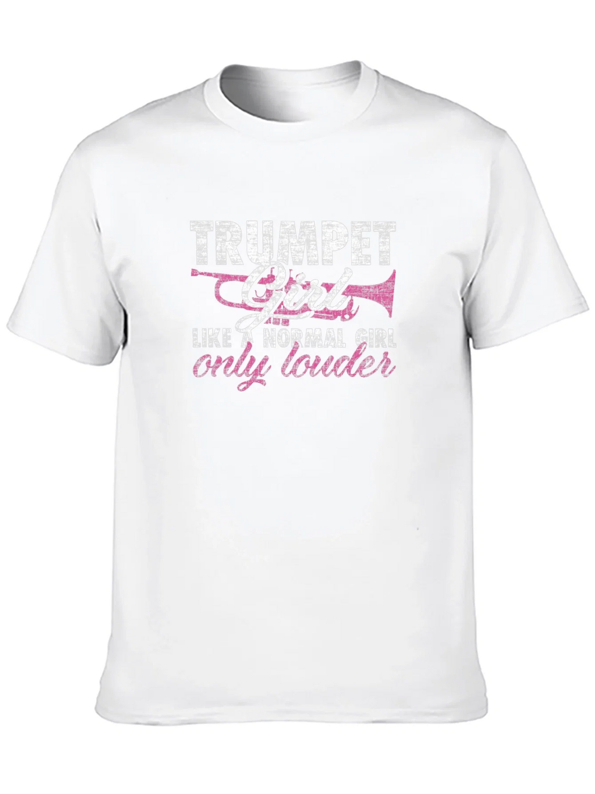 Trumpet Girl Graphic Tee - Musicians Shirt