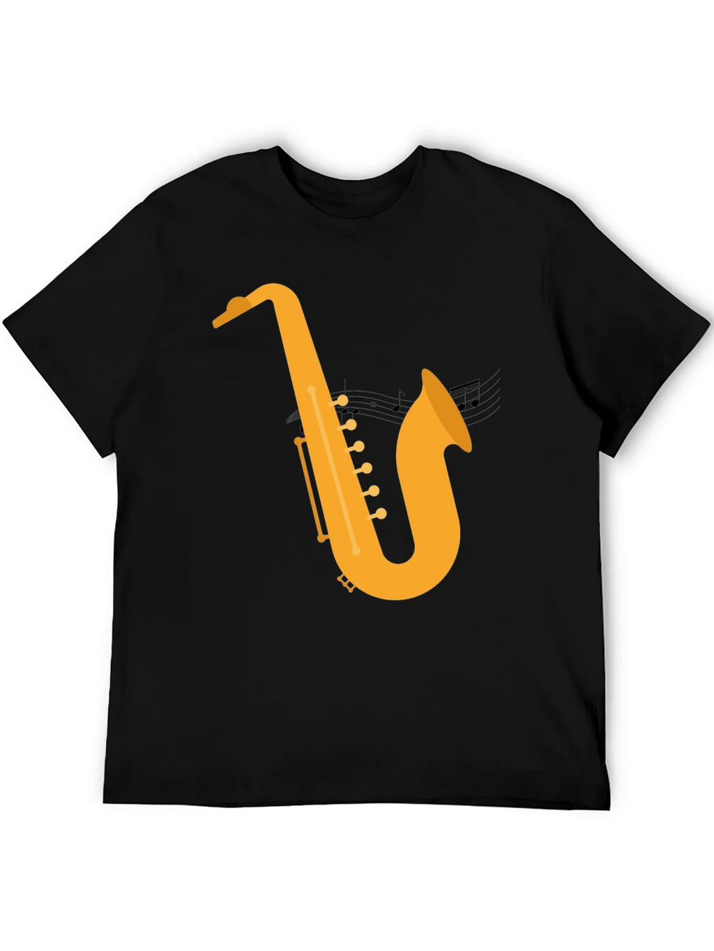 Saxophone Graphic Tee - Musical Style
