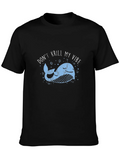 Dont Krill My Vibe Black Graphic Tee
