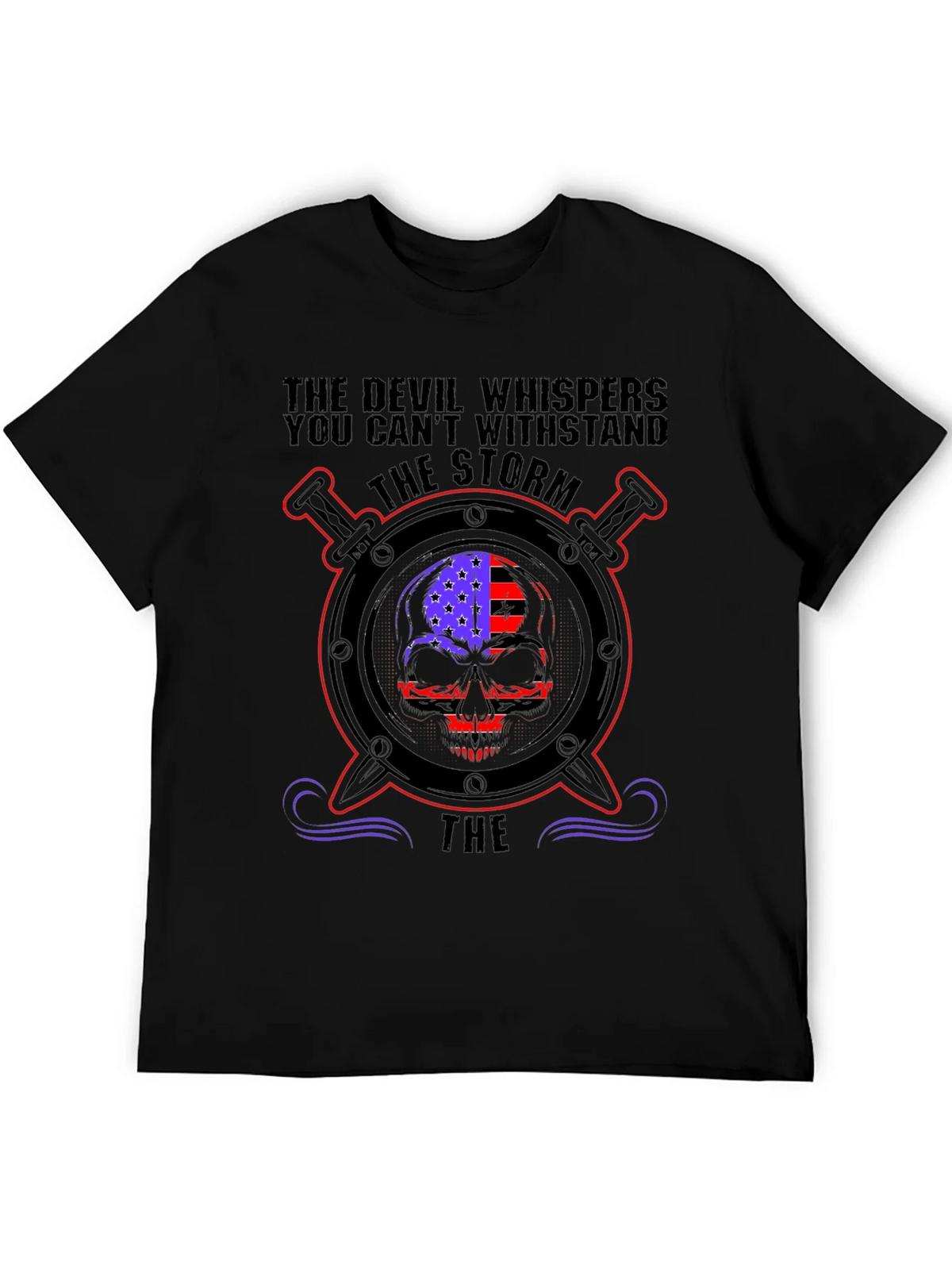 The Storm Skull Graphic T-Shirt