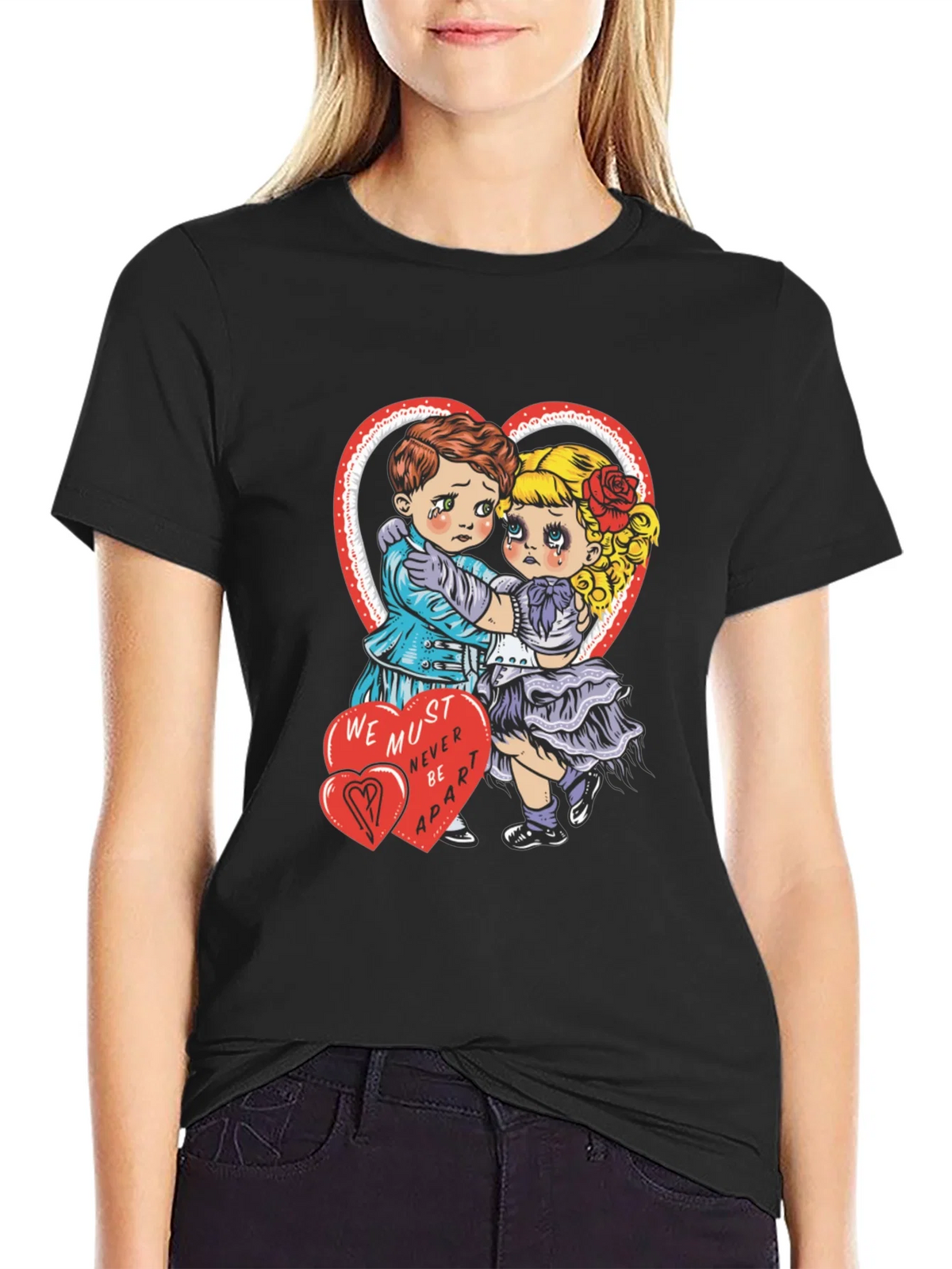 Sad Lovers Graphic Tee - Heart Valentines