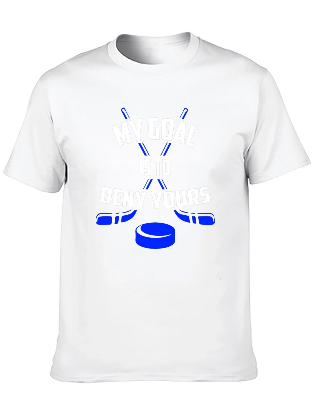 Hockey Goal T-Shirt - Deny Yours Hockey Puck Tee
