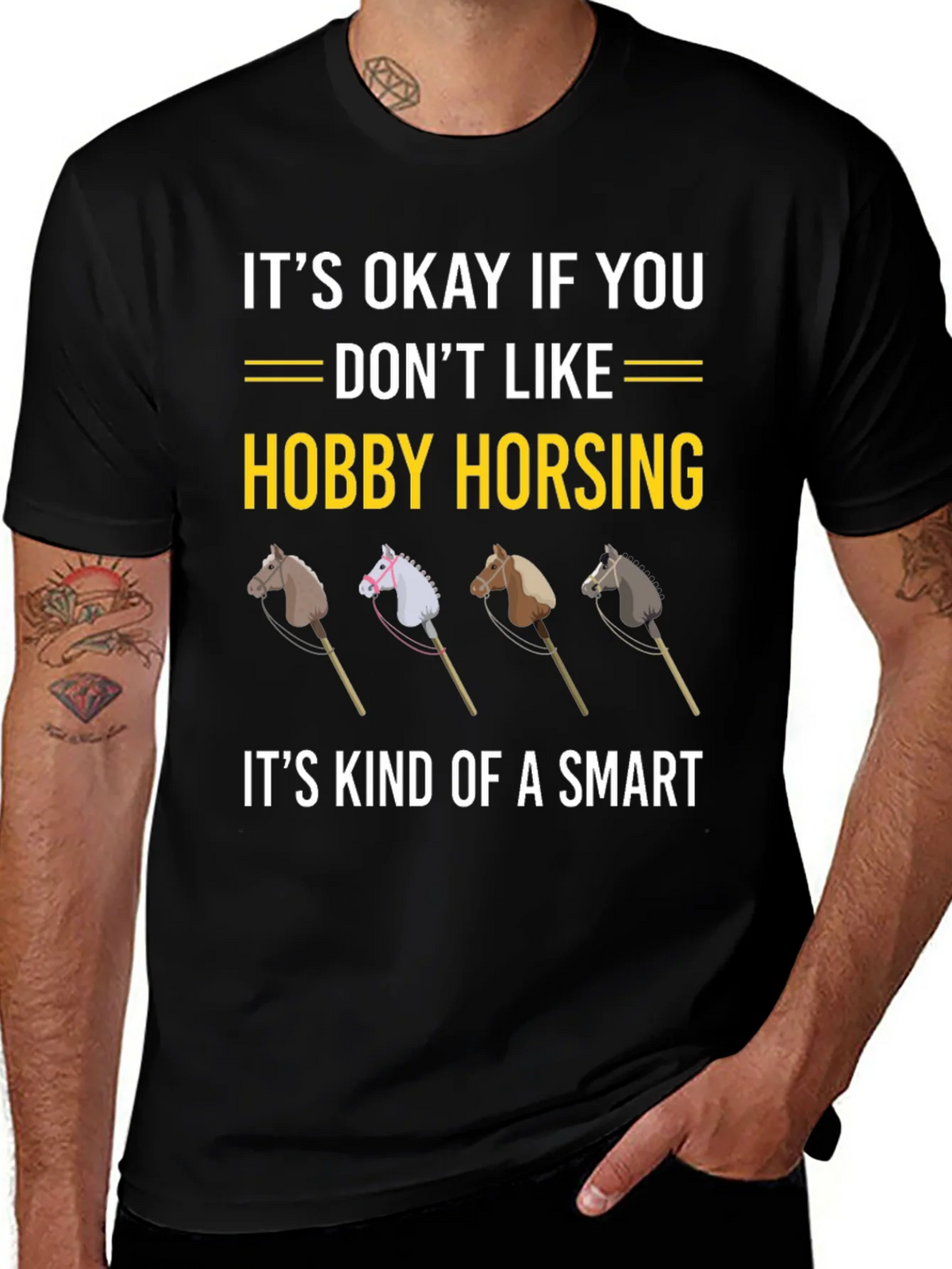 Hobby Horsing T-Shirt - Funny Horse Lover Gift