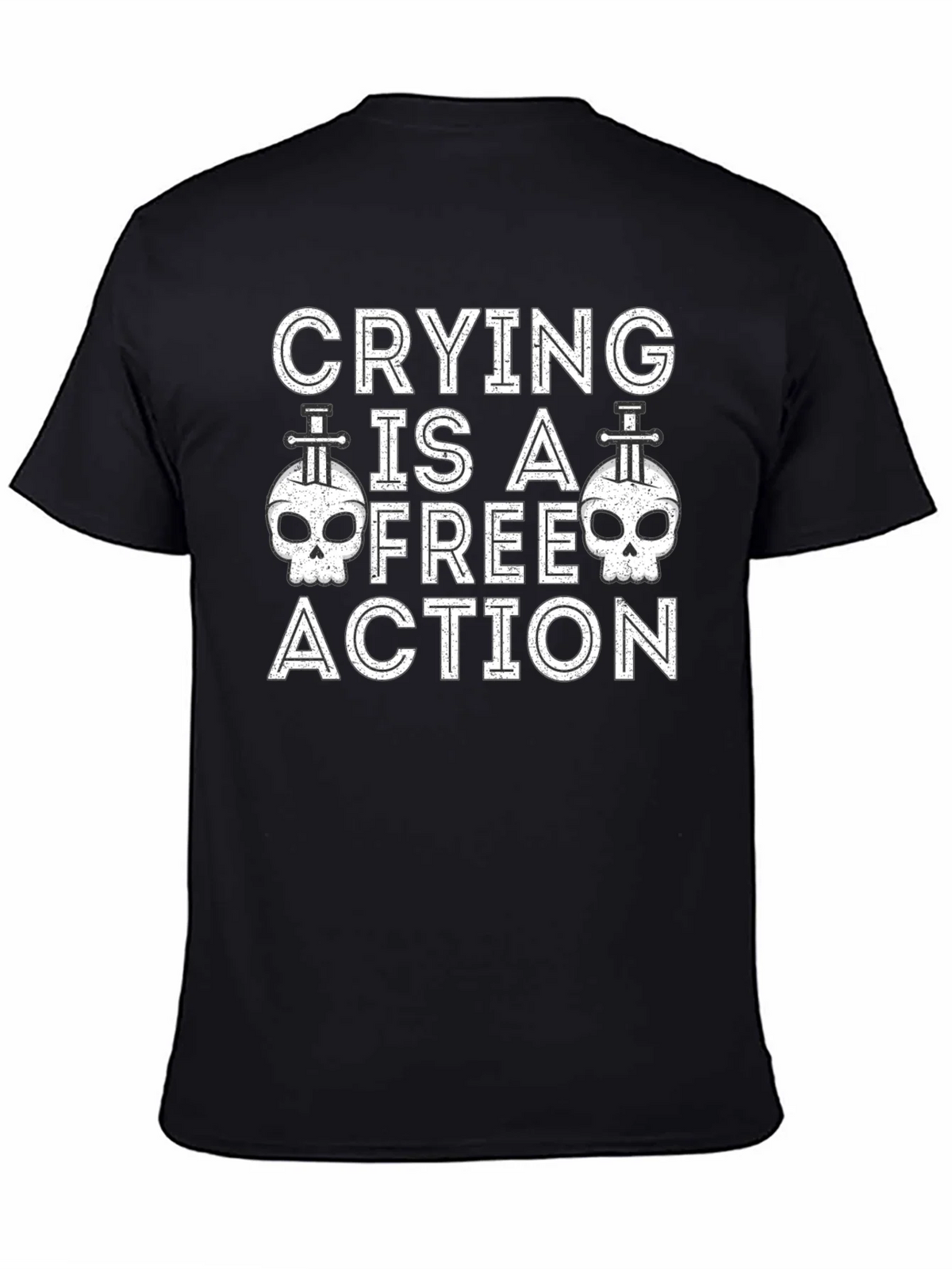 Crying is a Free Action Graphic Tee