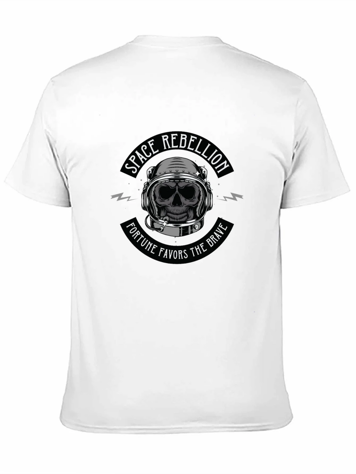 Space Rebellion T-Shirt - Fortune Favors the Brave