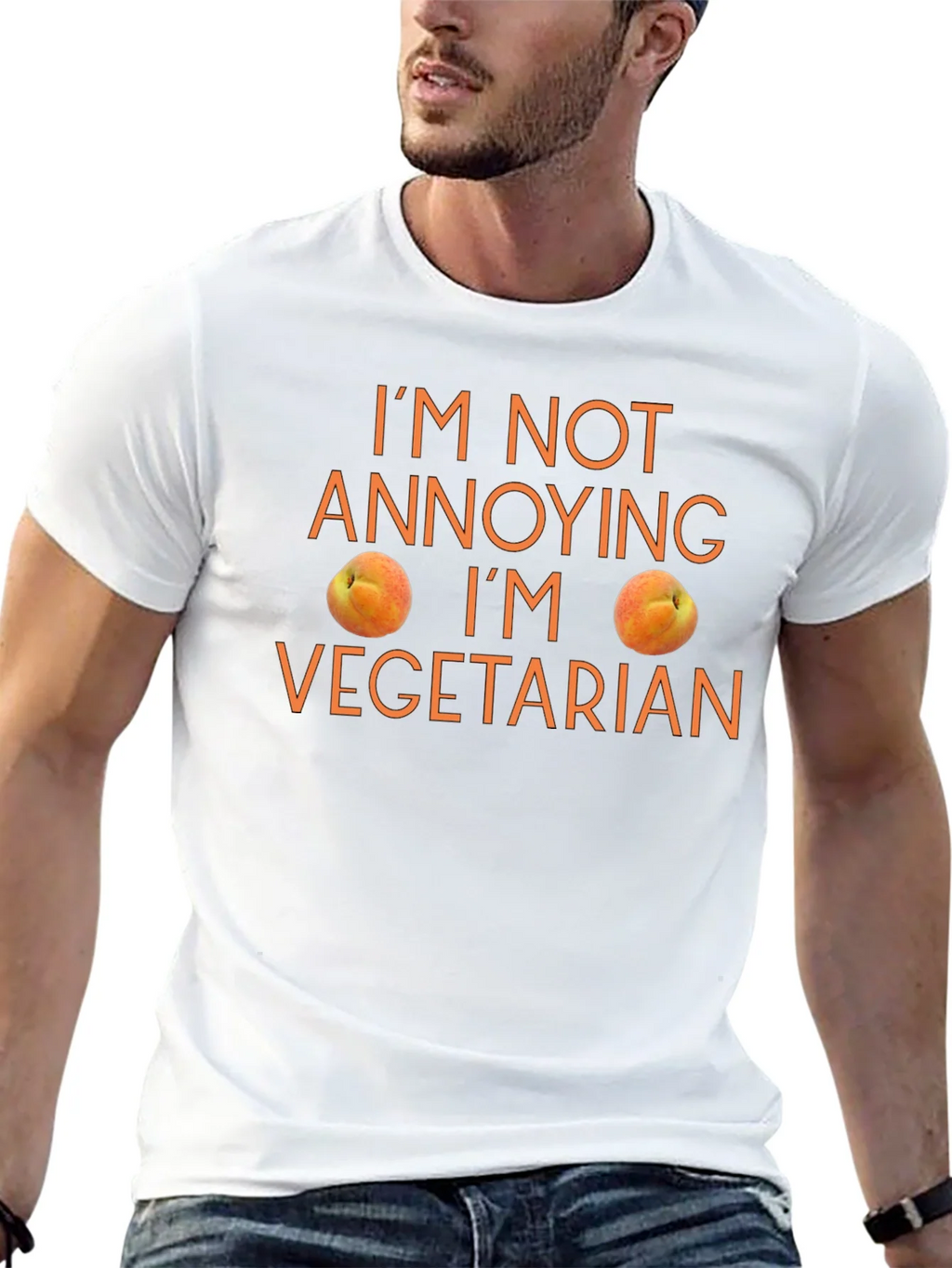 Funny Vegetarian T-Shirt - Im Not Annoying!
