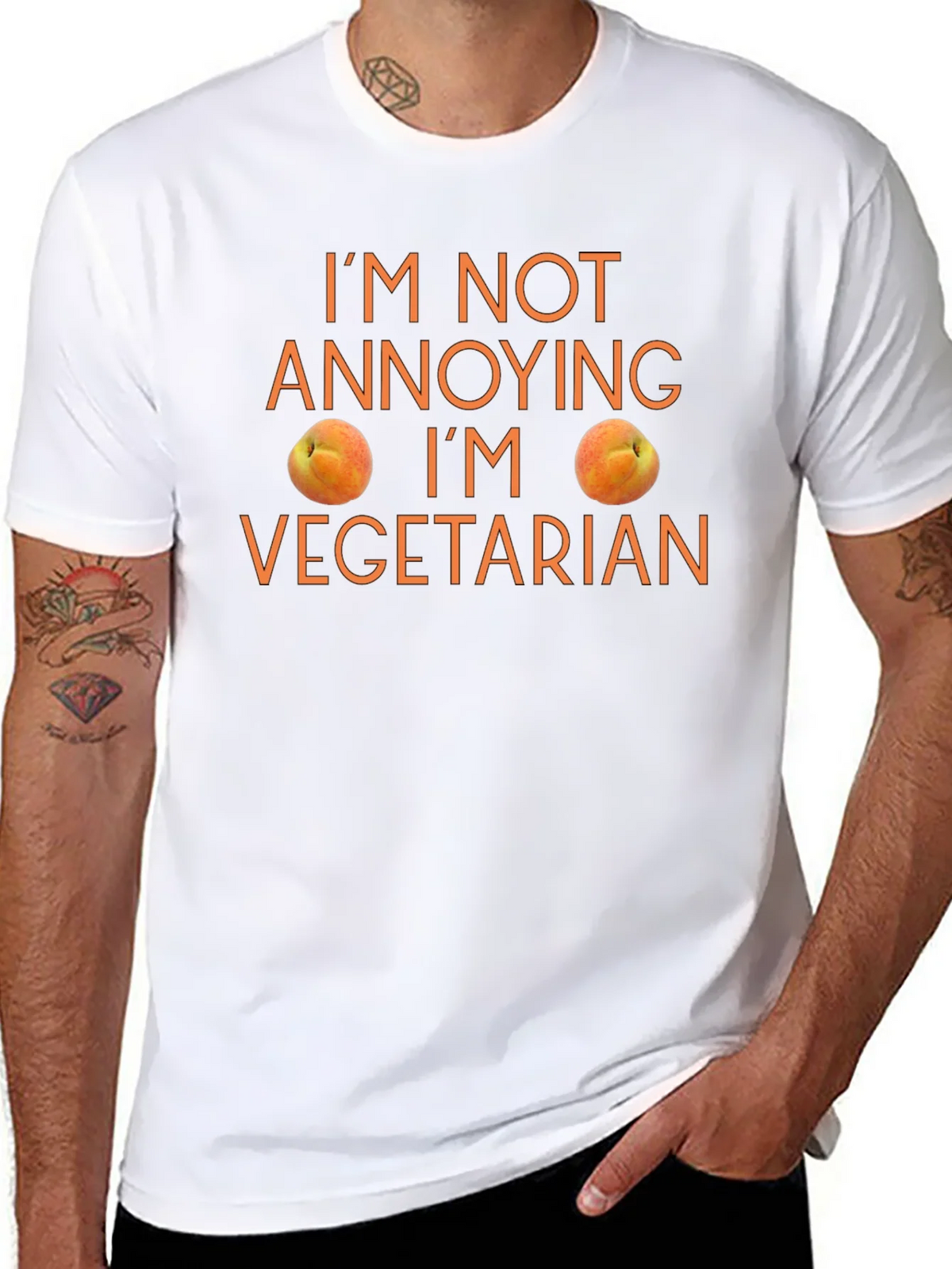 Funny Vegetarian T-Shirt - Im Not Annoying!